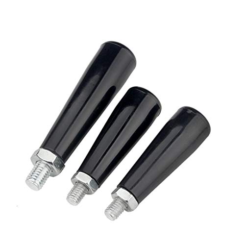 Bozonli Volantino Girevole Macchinari Maniglia M10 Gambo Filettato Maschio Per Macchina Fresatrice, Acciaio Al Carbonio Bachelite Materiale, 3 Pezzi