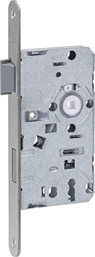 Abus - Es Bb R S 55 72 20-61663 - Serratura A Mortasa Per Interni, Colore: Argento