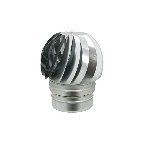 Fumaiolo Radiante Eolico Zincato Base Tonda (200Mm)