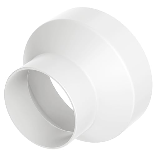 Hg Power Φ150-100Mm Riduttore Abs Tubo Di Scarico Dell'Aria Adattatore Per Tubo Ventilatore Connettore Riduzione Transizione Ventilazione Rotondo Cond