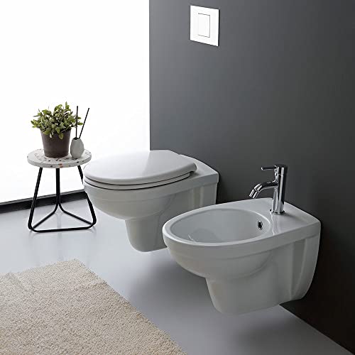 Coppia Di Sanitari In Ceramica Per Installazione Sospesa | Cipro