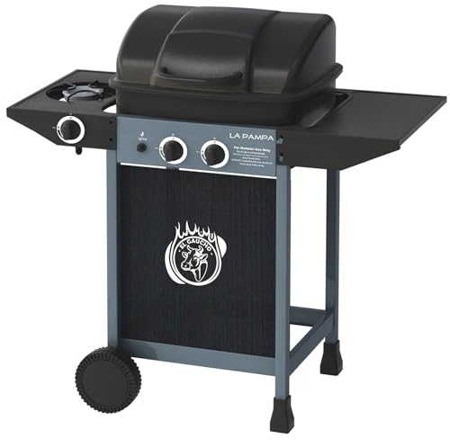 Barbecue A Gasa A Pietra Lavica El Gaucho La Pampa + Cm. L97Xp45Xh99