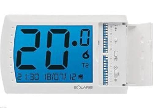 Solaris S.R.L. Uen107150 Solaris Explorer 7 Uen 107150 Cronotermostato Touchscreen Da Parete Bianco