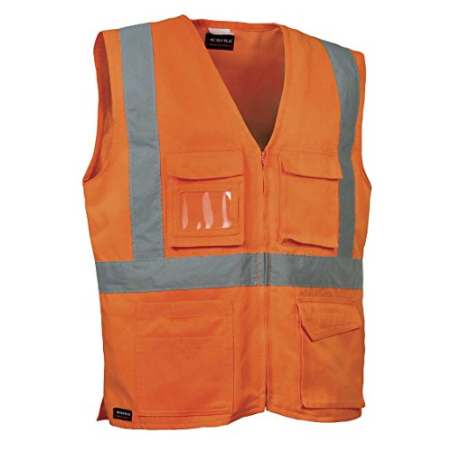 Cofra V295-0-01.Z/4 Gilet "Seki", Arancione, L