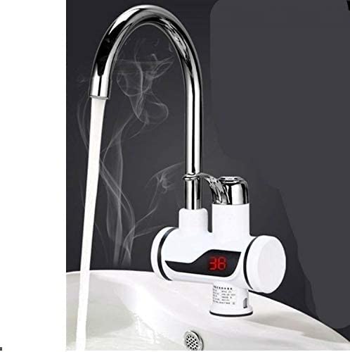 Rubinetto Miscelatore Elettrico Spina Caldaia Acqua Calda Con Display