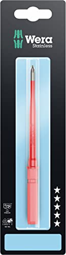 Wera - 05033655001 - Lama Giravite Isolata, Kraftform Kompakt Vde 3065 Is Pz Sb, Acciaio Inox, Pz 1 X 154 Mm
