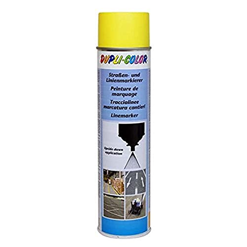 Dupli Color 895159 Marcatura Permanente Street Spray, 600 Ml, Colore: Giallo