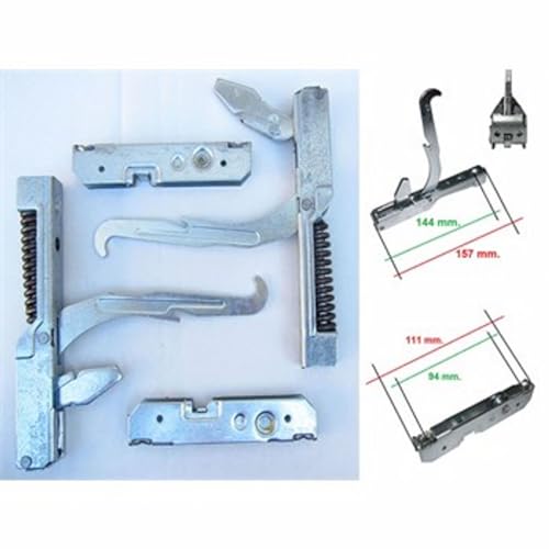 Kit 2Pz Cerniere Molla Forno Cucina Da 90 Maxiforno Compatibile Con Lofra E Compatibile Con Whirlpool