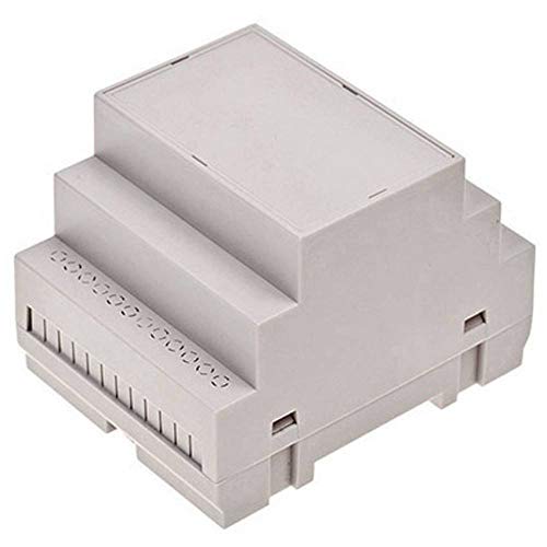 Tru Components 4U65070907310 - Alloggiamento Per Guida Din Din 70 X 90 X 65 Abs, Colore Grigio, 1 Pezzo.