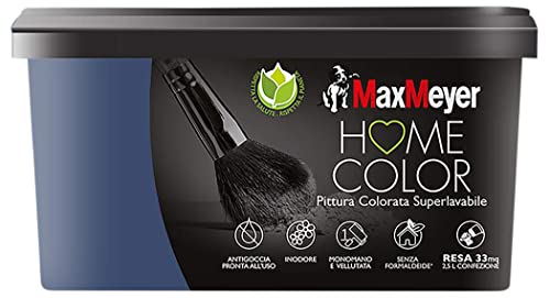 Maxmeyer Pittura Colorata Superlavabile Home Color Notte 2,5L