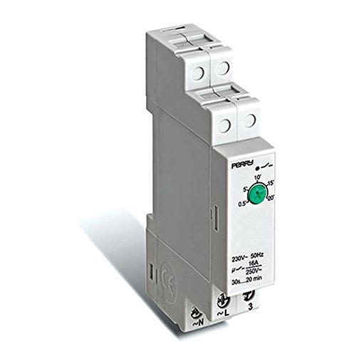 Perry 1It1062 Interruttore Luci Scale Temporizzato, Bianco