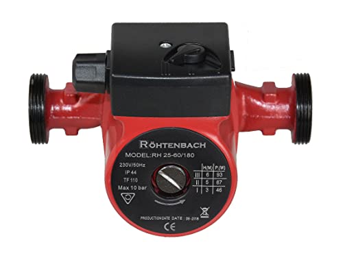 Rohtenbach - Circolatore 25-60/180 Per Riscaldamento Centralizzato