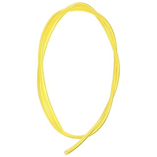 Cyclingcolors Tubo Benzina 3Mm X 5Mm X 1M Flessibile Giallo Trasparente Tagliaerba Tosaerba Trattorino Decespugliatore Motosega