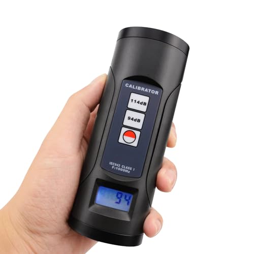 Digital Sound Level Meter Calibratore 94Db E 114Db Per 1/2 "E 1" Pollici Microfono, Professionale Decibel Di Rumore Strumento Di Calibrazione