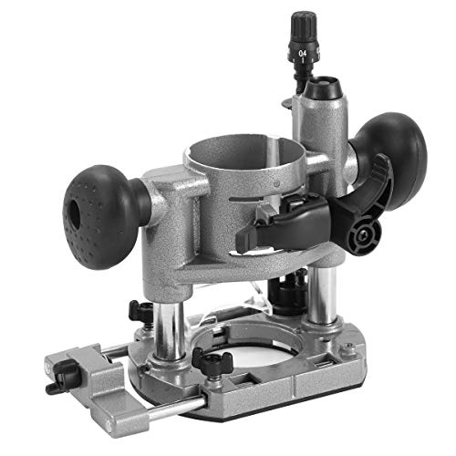 Katsu Base A Tuffo Per Rifinitore, Completamente Regolabile, Per Fresatrici Manuali Per Legno Elettriche Cordless Con Ugello Antipolvere Sp10174805