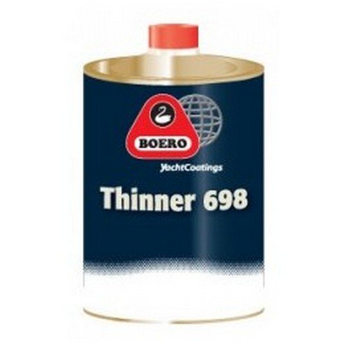 Boero Yacht Coatings Thinner 698 Diluente Medio Per Poliuretanici Bicomponenti, Size: 0,5 L