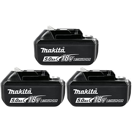 Makita Bl1850 - Batteria Agli Ioni Di Litio, 18 V, 5,0 Ah, 3 Pezzi, 18 V