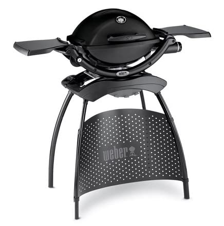 Weber Q 1200 Black Barbacoa Stand Grup_Barbacoas De Gas 51010353, 2600 W