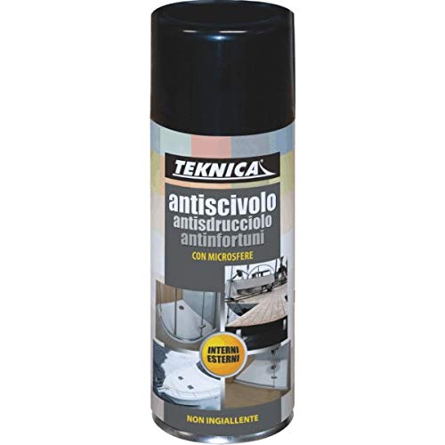 Bomboletta Vernice Spray Antiscivolo Trasparente 400Ml Teknica 01-0055