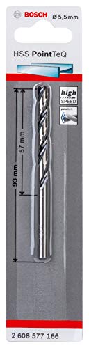 Bosch Bh2608577166 Punta Professionale Per Trapano In Metallo, 93 Mm X 5.5 Mm