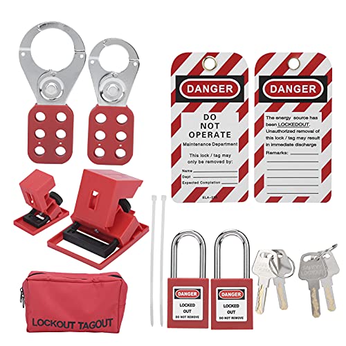 Kit Lockout Tagout, Lockout Locks Multifunzionale Di Sicurezza Per Stazioni Lockout Tag Out