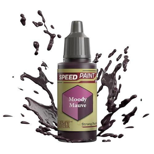 The Army Painter Speedpaint Moody Mauve 2.0, Acrilico Singolo Vernice 18Ml Una Soluzione Di Pittura A Strato Per Miniature Da Tavolo Fantasy Come Figu