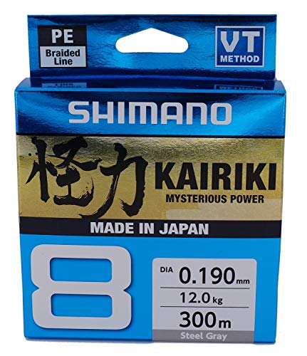 Line Kairiki 8 300M 0.06Mm 5.3Kg Steel Gray