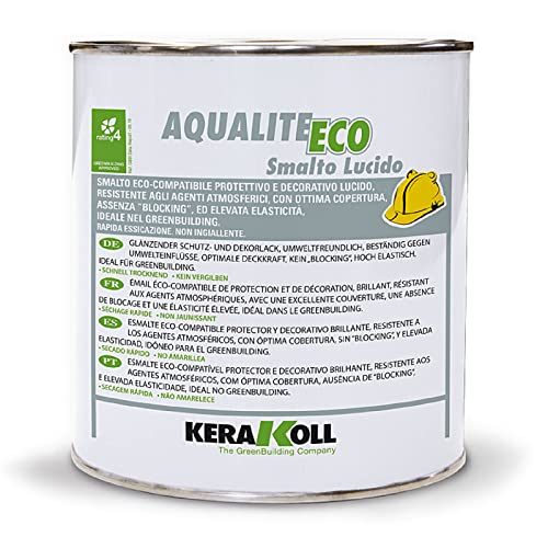 Kerakoll Aqualite Eco Smalto Lucido - A 001 Bianco 0,75 Lt.