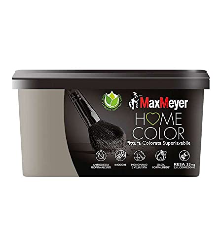 Maxmeyer Pittura Colorata Superlavabile Home Color Brughiera 2,5L