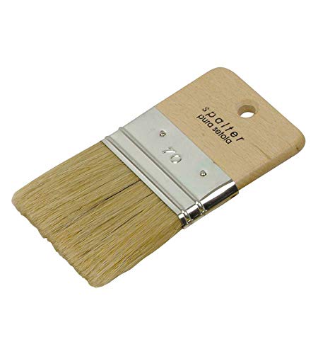 Nespoli S.R.L. N0P5103050 Spalter, Manico Legno, Setola Effetto Onda, 70 Mm