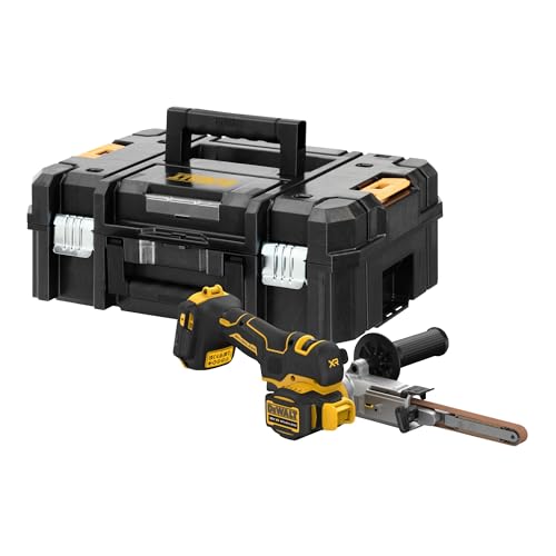 Dewalt Dcm200Nt 18V Xr - Levigatrice A Nastro Senza Fili, Senza Spazzole, 13 Mm, Con Custodia