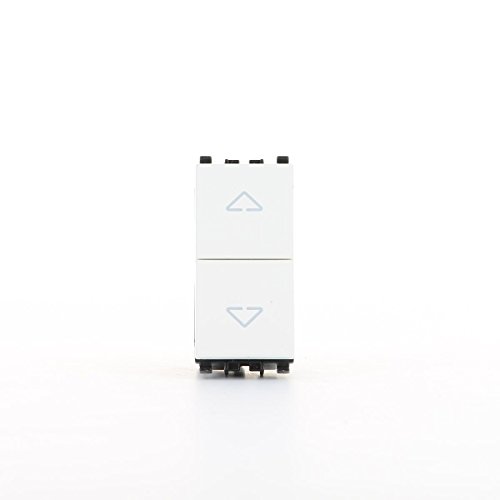 Vimar Eikon Series Dual Flush Interbloqueado Open + Contatto Open Contatto 10 A Bianco