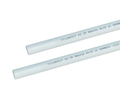 Gewiss Dx25325 25 Mm Pvc Tubo Per Enrrollar – Folding Tube, Grigio, Pvc, 2,5 Cm, 3 M)