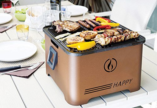 Barbeque Happy Portatile A Pellet Linea Vz L.35Xp.35Xh23 Cm Corten