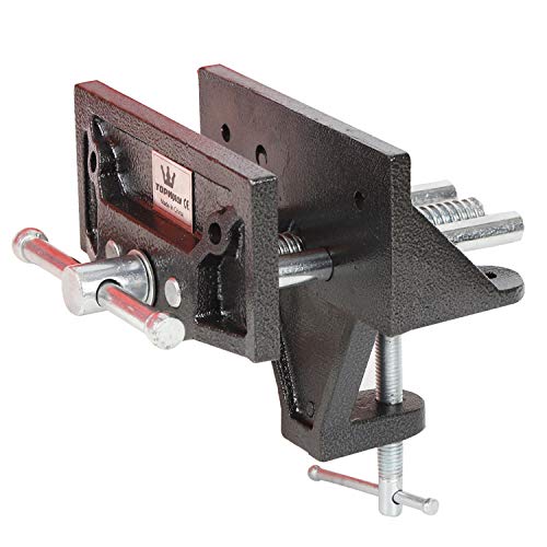 Topway Morsa Per Legno Per Impieghi Gravosi Da 6" 150Mm, Morsa Per Morsetto Da Banco Per La Lavorazione Del Legno Strumenti Hardware Per Falegnami