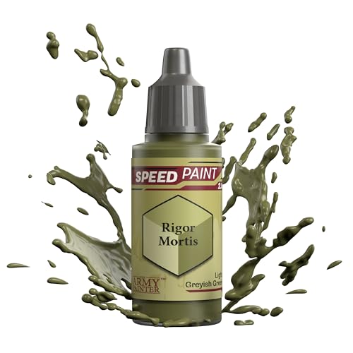 The Army Painter Speedpaint Rigor Mortis 2.0, Acrilico Singolo Vernice 18Ml Una Soluzione Di Pittura A Strato Per Miniature Da Tavolo Fantasy Come Fig