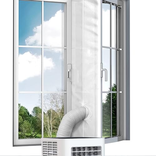 Klim Kit Guarnizione Ventana Aria Condizionata Portatile + Compatibile Con Tutti I Condizionatori D'Aria Portatili + Facile Da Installare + Guaina Con