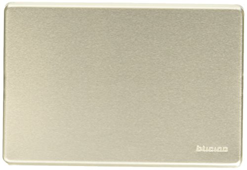 Bticino 503/0/X/F Magic Placca, Cieca, Alluminio Anodizzato, Argento