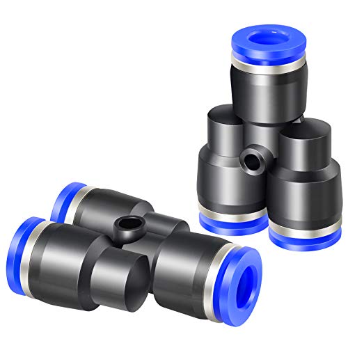 Tailonz Pneumatic Raccordi A Y Da 6 Mm Od In Plastica Da Collegare A 3 Vie Per Il Collegamento Del Tubo Con Il Push Fit Py6 (Confezione Da 2)