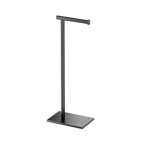 Gato Moderno Base Quadrata, Metallo, Matte Black, 22.25-Inch
