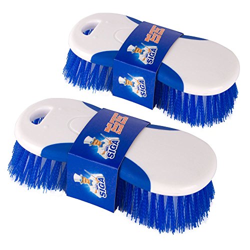 Mr.Siga Spazzola Scrub Multiuso, Confezione Da 2