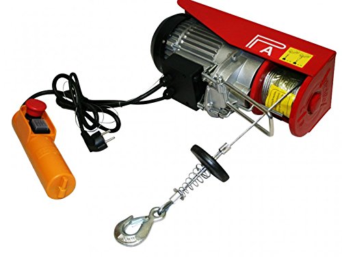 Varan Motors - Var-Pa800M 800Kg Montacarichi Elettrico Montacarichi Officina Motore 230V 1300W Cavo 12M Carichi Pesanti