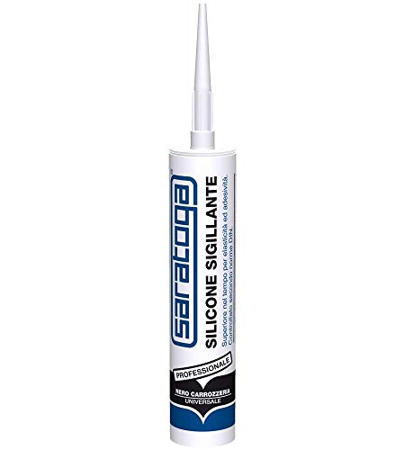 Silicone Acetico Nero Ral 9005 280 G