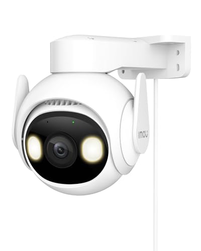 Imou 3K Telecamera Wi-Fi Esterno, Telecamera Wifi Di Sorveglianza 5Mp Visione Notturna A Colori, Copertura Visiva A 360°, Ip66 Rilevamento Umano/Anima
