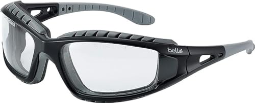 Bolle Tracker 2/Ii Occhiali Di Sicurezza, Colore Trasparente, Con Custodia E Cordicella