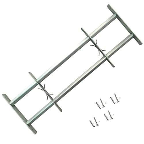 Vidaxl Grate Per Finestre Regolabili 2 Pz 700-1050 Mm