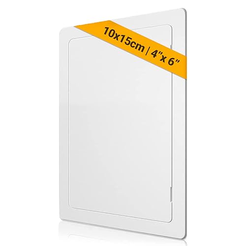Proxinova Sportello Ispezione 150X100 Mm, Sportello Per Muro Cartongesso, Verniciabile E Uv Resistente, Sportello In Abs Per Manutenzione Contatore Ac