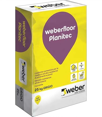Livellante Cementizio A Presa Rapida Weberfloor Planitec(25Kg)