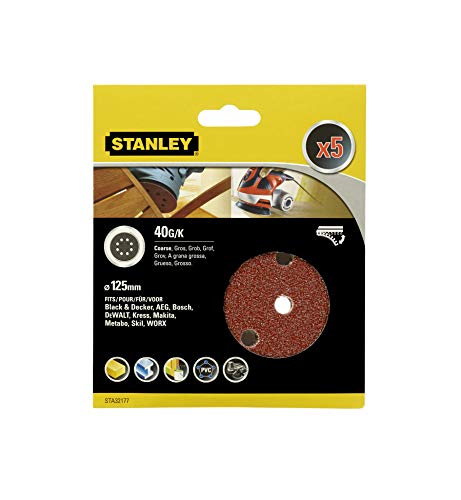 5 Discos Ø 125 Mm. Para Lijadora Rotorbital