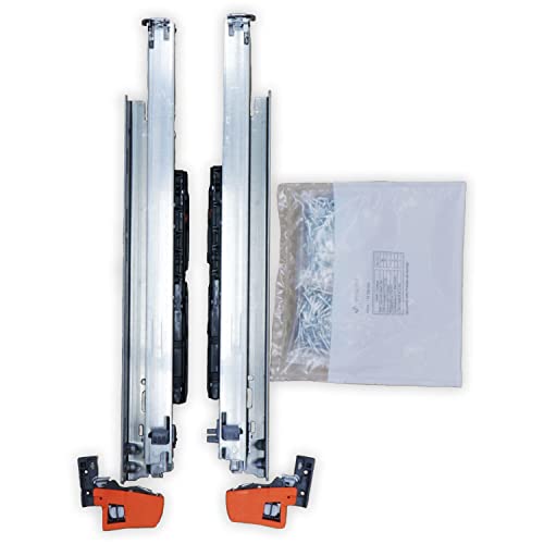 Blum Movento Blumotion S 766H - Guida Per Cassetti, 750 Mm, 60 Kg, 1 Paio Con Frizione E Set Di Accessori Di Montaggio